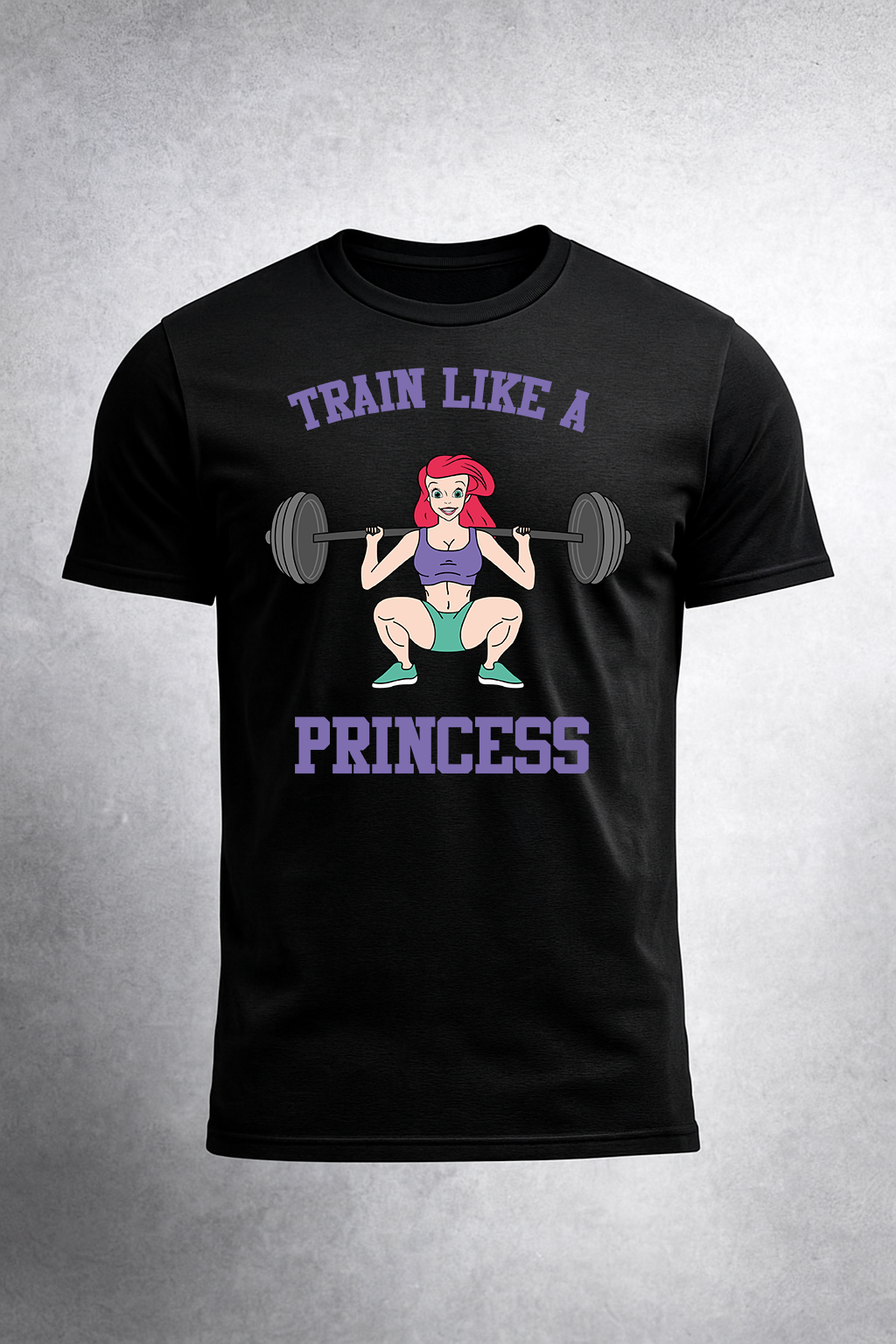 Royal Workout Tee – Train Like a Princess