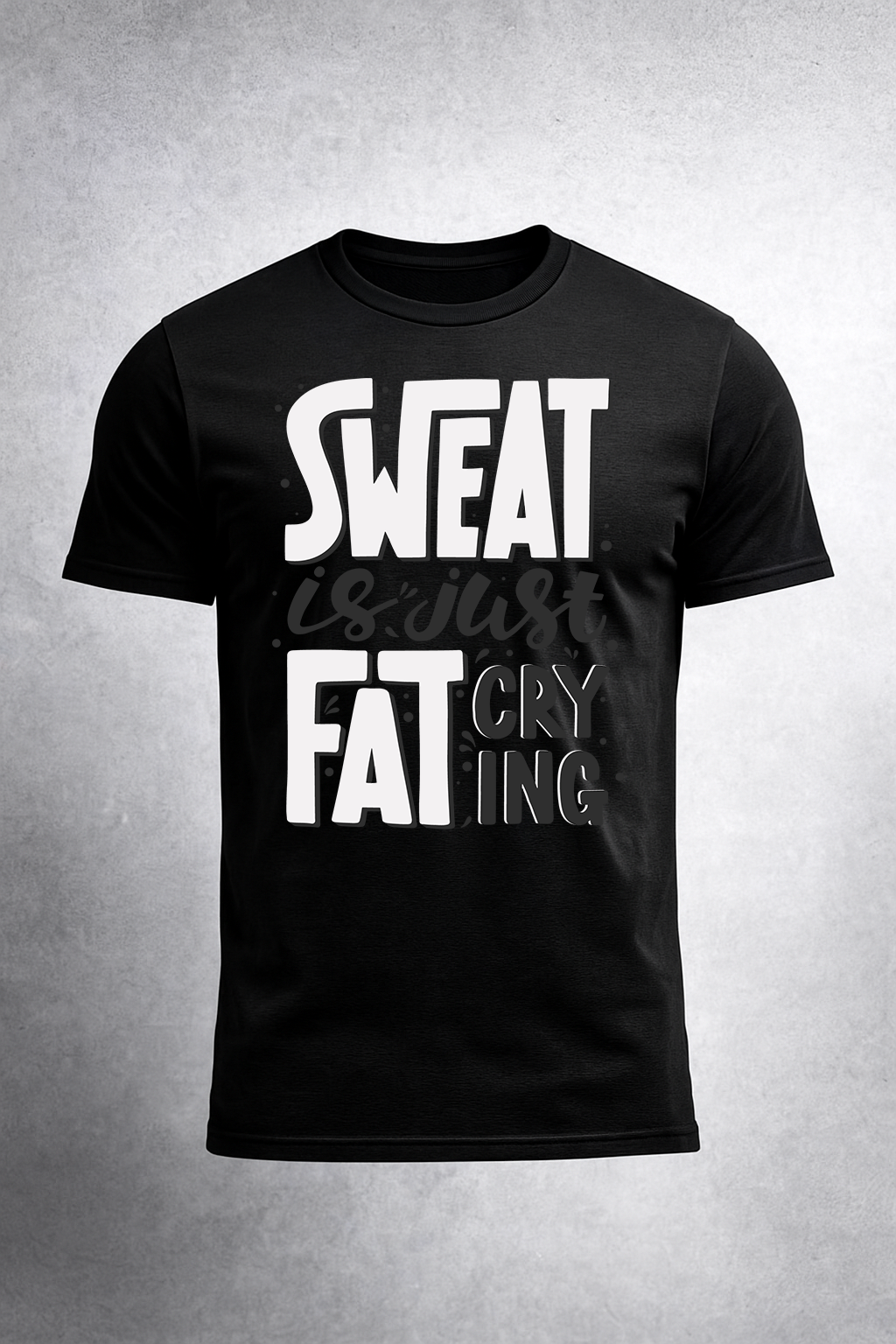 Fat Crying Fitness Tee