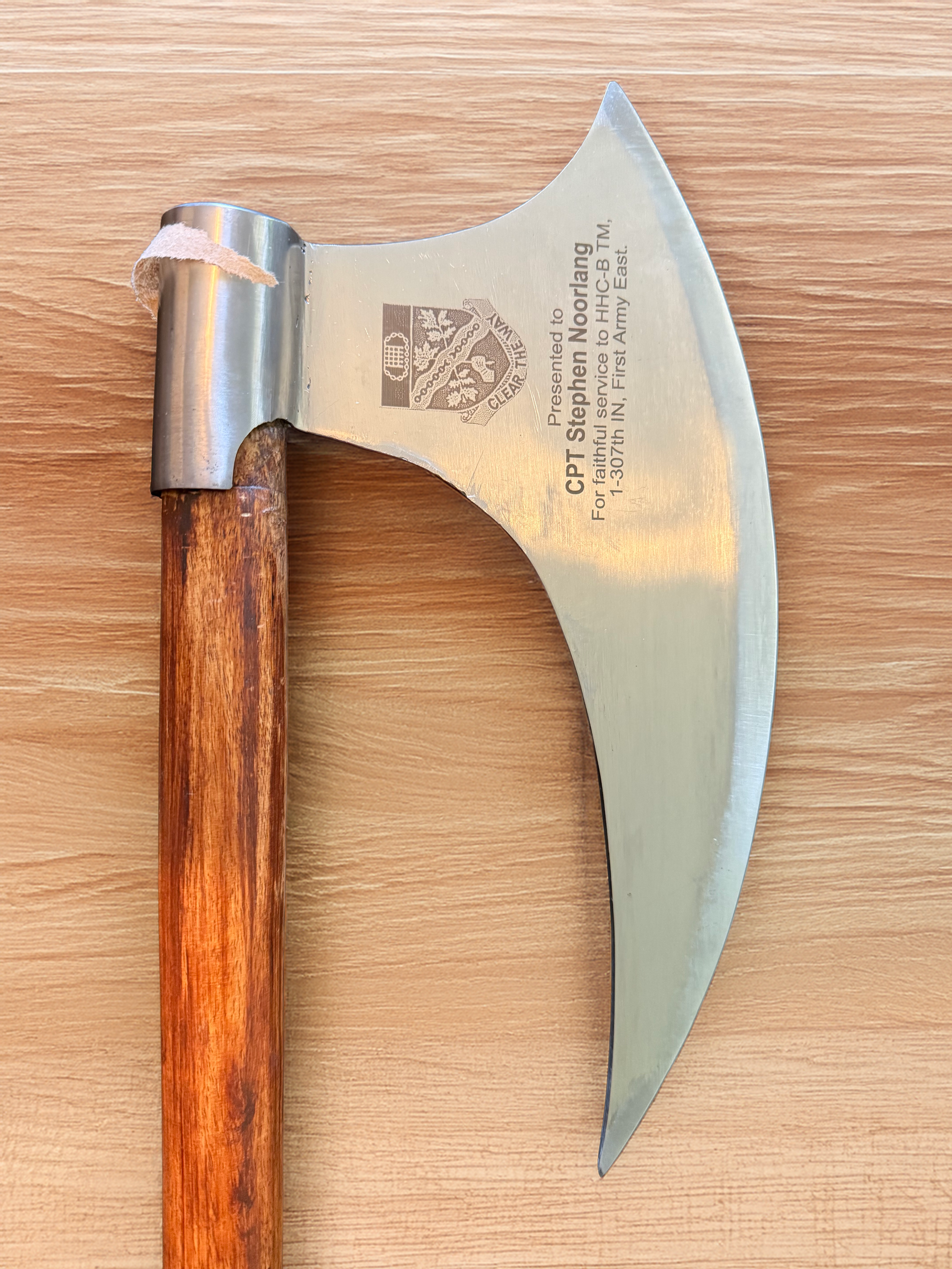 Personalized Viking Battle Axe