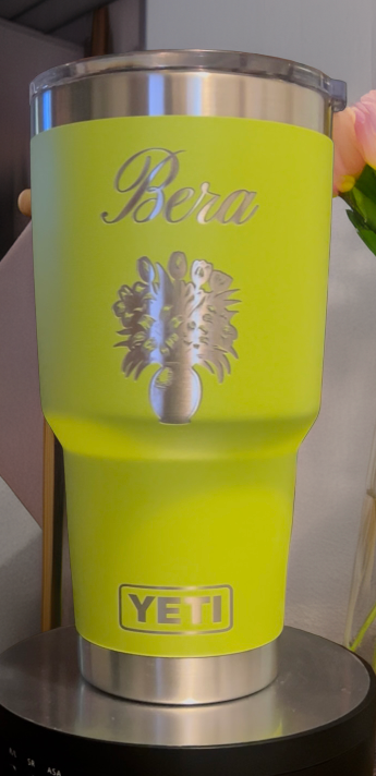 Tulips Personalized YETI Rambler