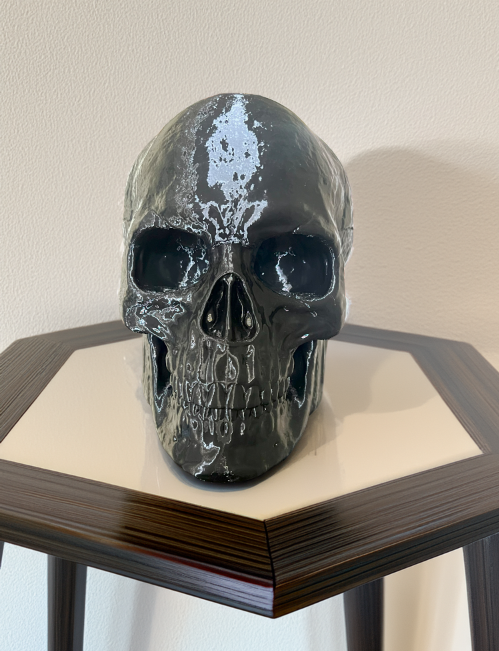 3D Skull Hat wall mount