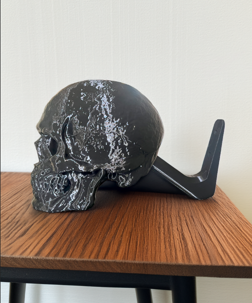 3D Skull Hat wall mount