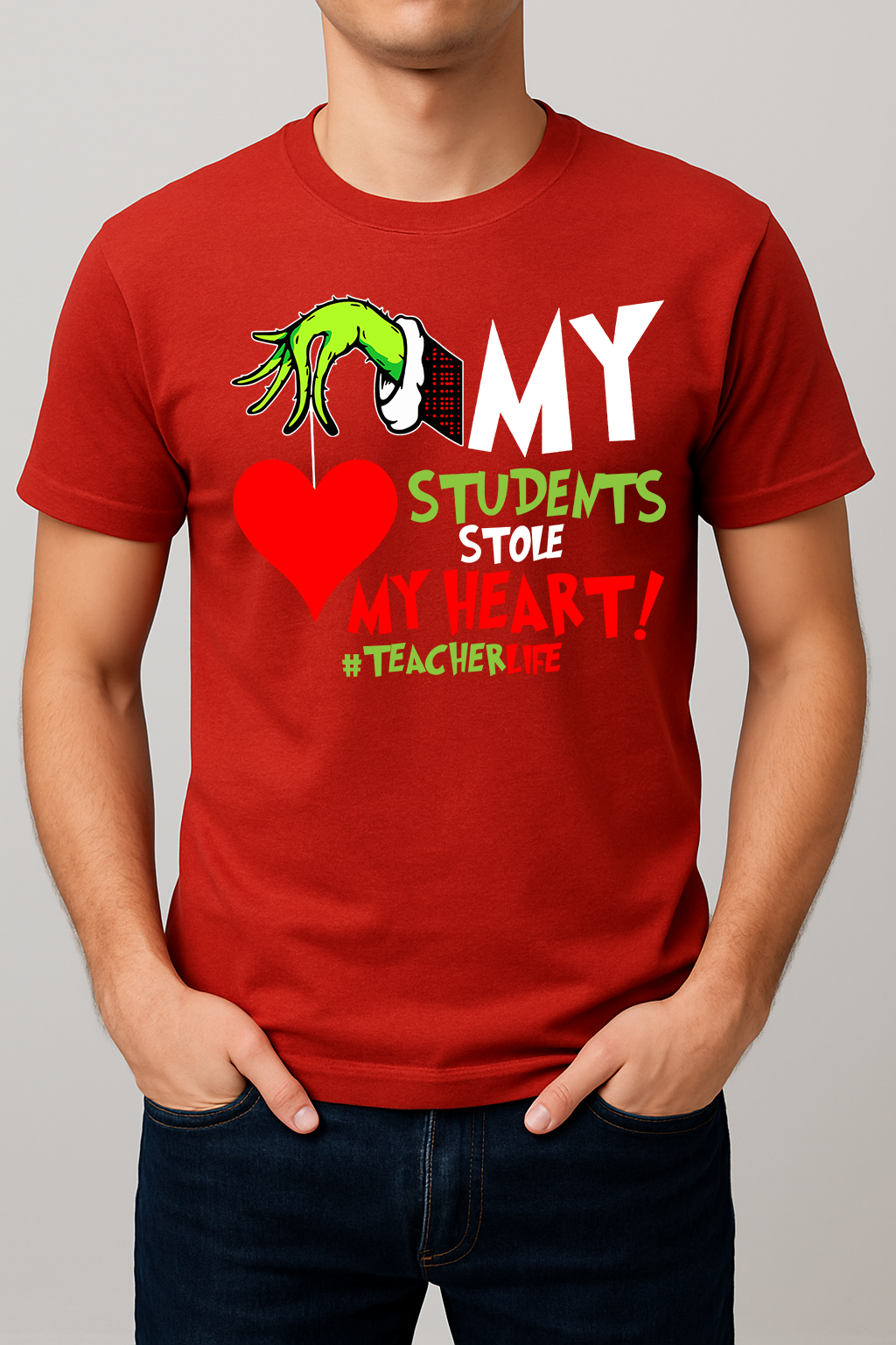 “Students Stole My Heart” Teacher Tee