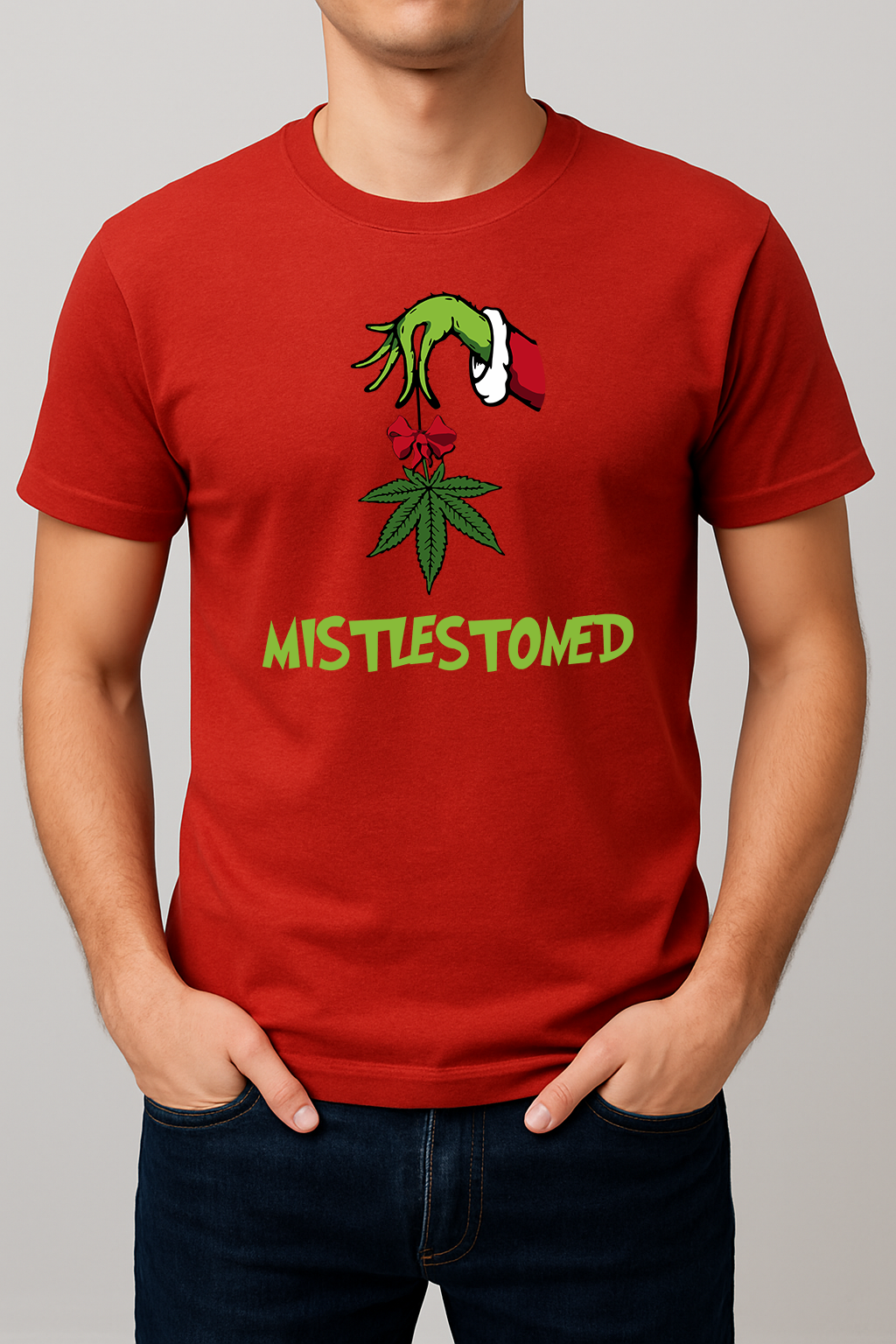 Mistle-Stoned Christmas Tee