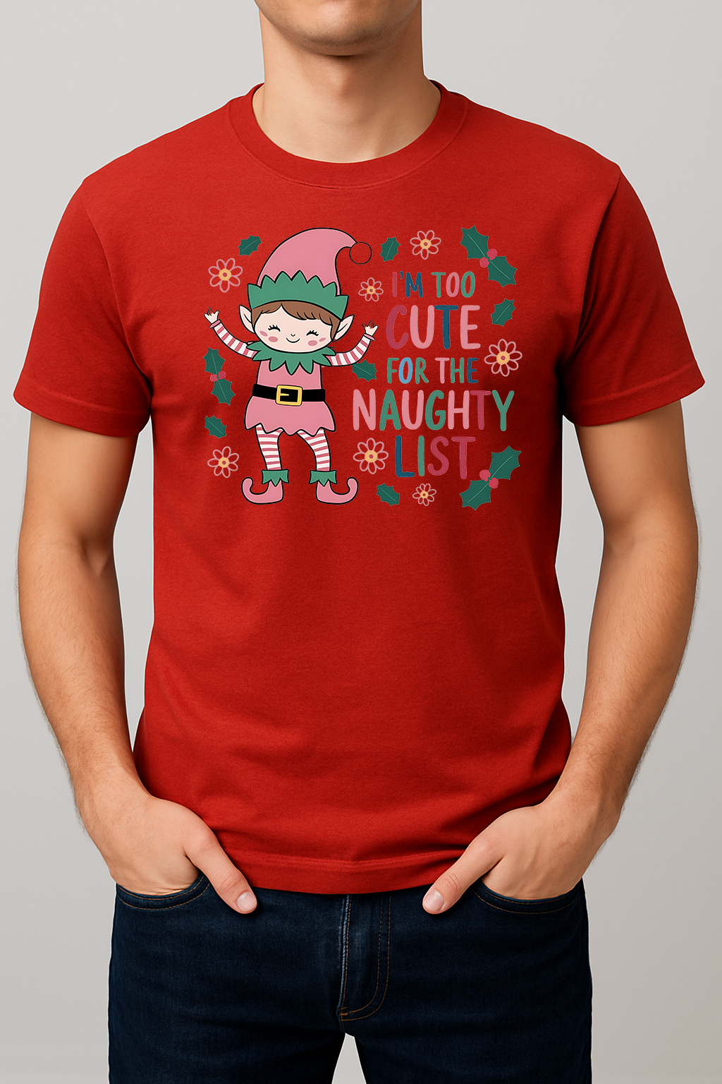 Too Cute for the Naughty List Tee